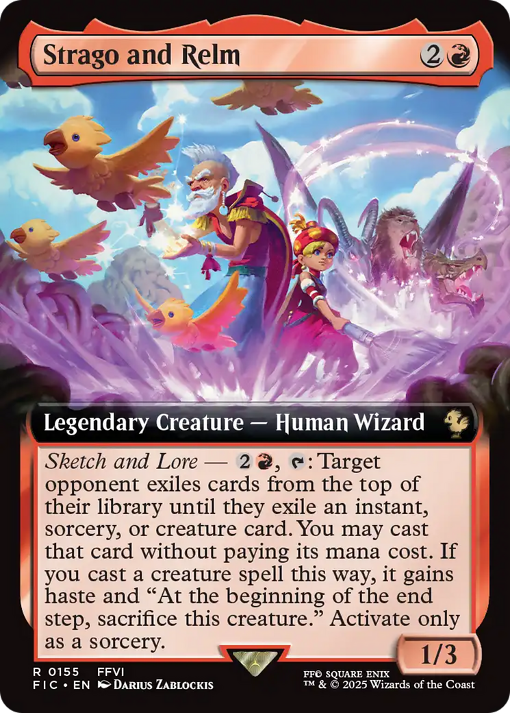 Strago and Relm (Extended Art) [FINAL FANTASY Commander] | Eastridge Sports Cards & Games