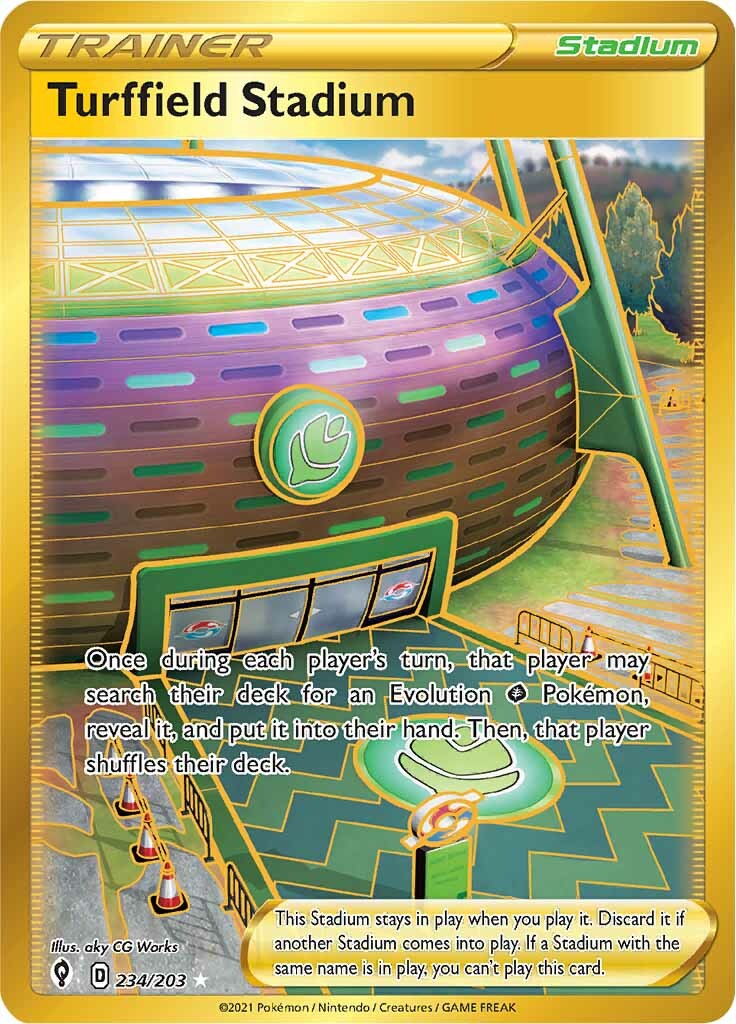 Turffield Stadium (234/203) [Sword & Shield: Evolving Skies] | Eastridge Sports Cards & Games