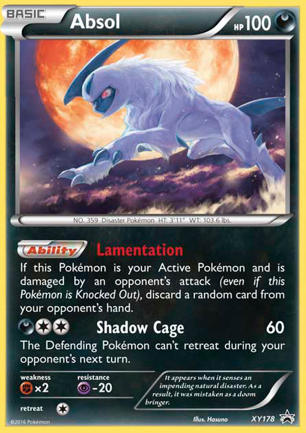 Absol (XY178) [XY: Black Star Promos] | Eastridge Sports Cards & Games