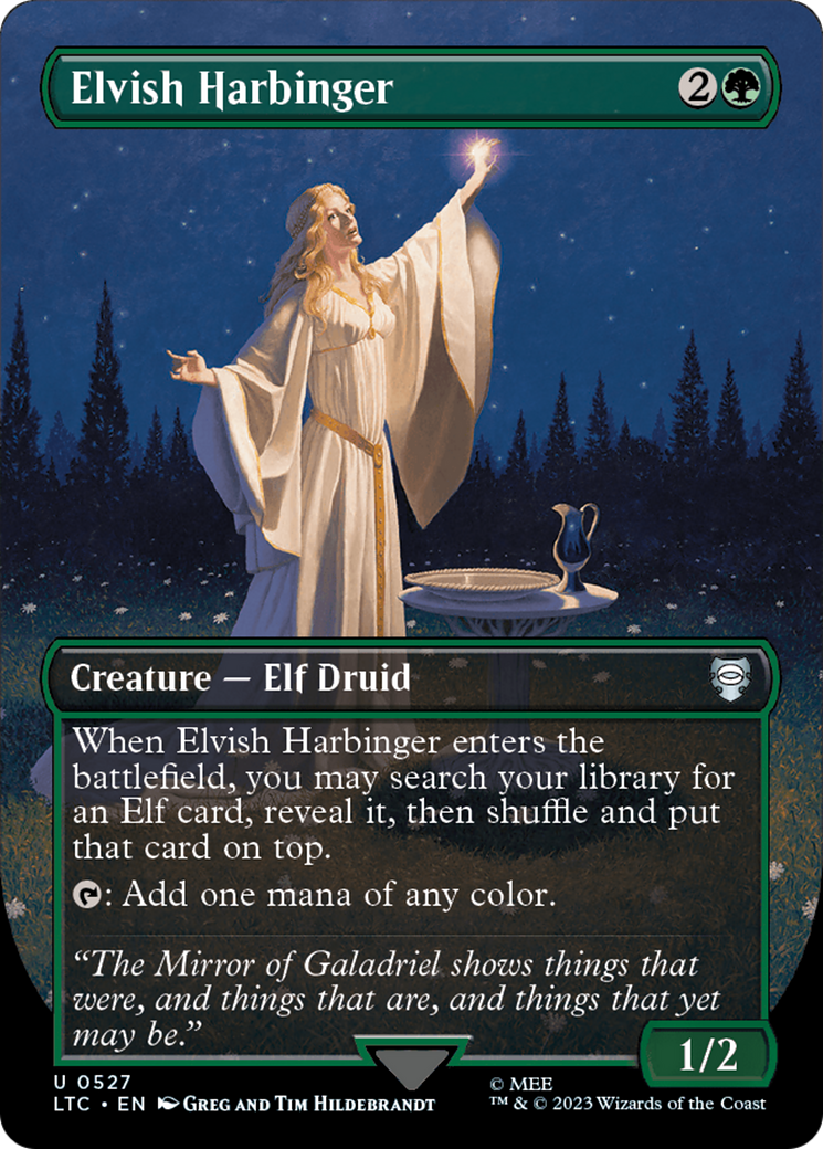 Elvish Harbinger (Borderless) [The Lord of the Rings: Tales of Middle-Earth Commander] | Eastridge Sports Cards & Games