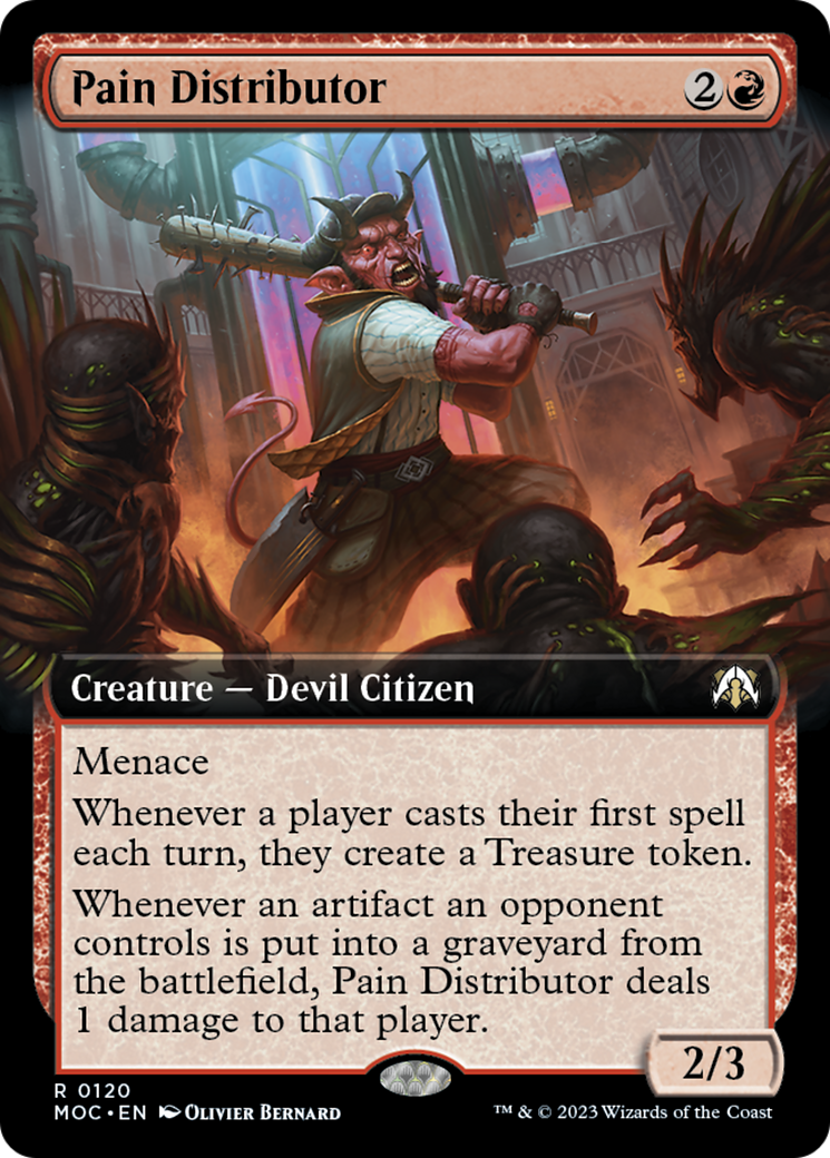 Pain Distributor (Extended Art) [March of the Machine Commander] | Eastridge Sports Cards & Games