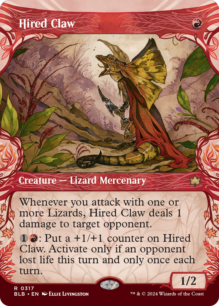 Hired Claw (Showcase) [Bloomburrow] | Eastridge Sports Cards & Games