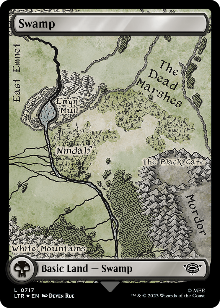 Swamp (0717) (Surge Foil) [The Lord of the Rings: Tales of Middle-Earth] | Eastridge Sports Cards & Games