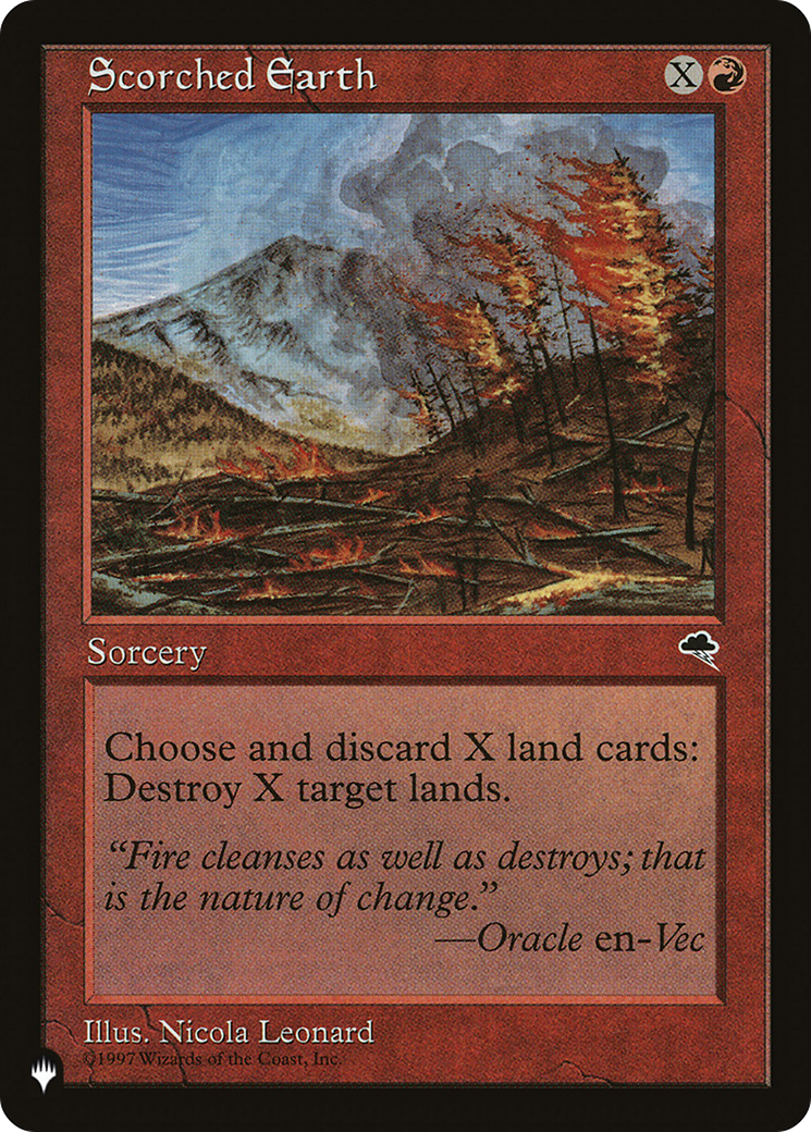 Scorched Earth [The List] | Eastridge Sports Cards & Games