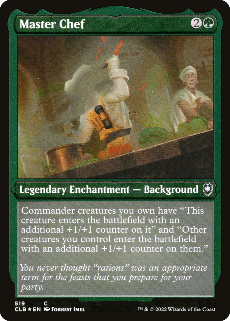 Master Chef (Foil Etched) (CLB-519) - Commander Legends: Battle for Baldur's Gate Etched Foil