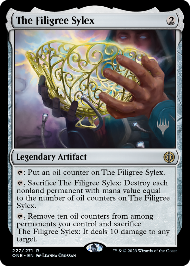 The Filigree Sylex (Promo Pack) [Phyrexia: All Will Be One Promos] | Eastridge Sports Cards & Games