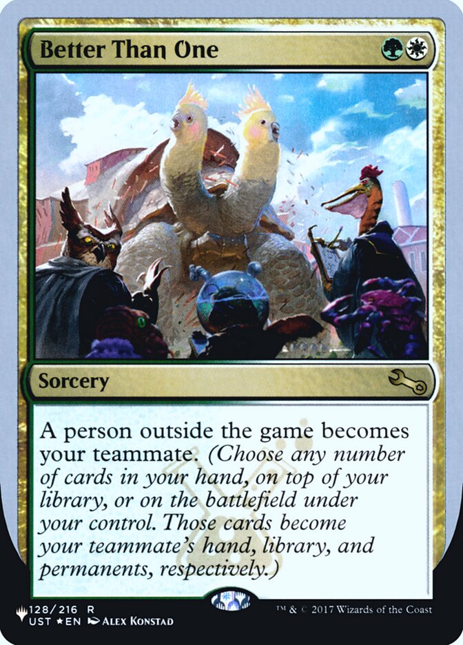 Better Than One (Unfinity Foil Edition) [The List] | Eastridge Sports Cards & Games