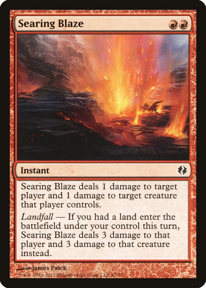 Searing Blaze [Duel Decks: Venser vs. Koth] | Eastridge Sports Cards & Games