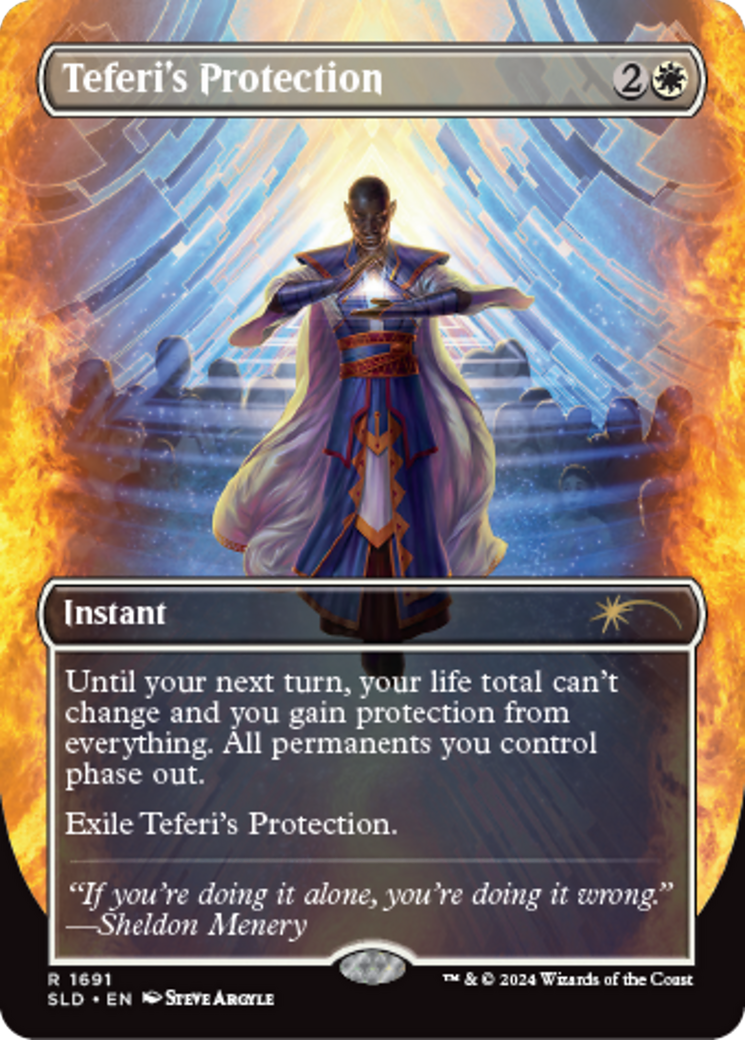 Teferi's Protection (1691) [Secret Lair: Sheldon's Spellbook] | Eastridge Sports Cards & Games