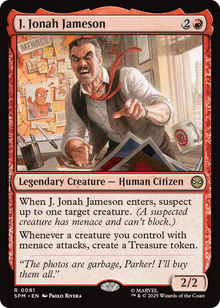 J. Jonah Jameson [Marvel's Spider-Man] | Eastridge Sports Cards & Games