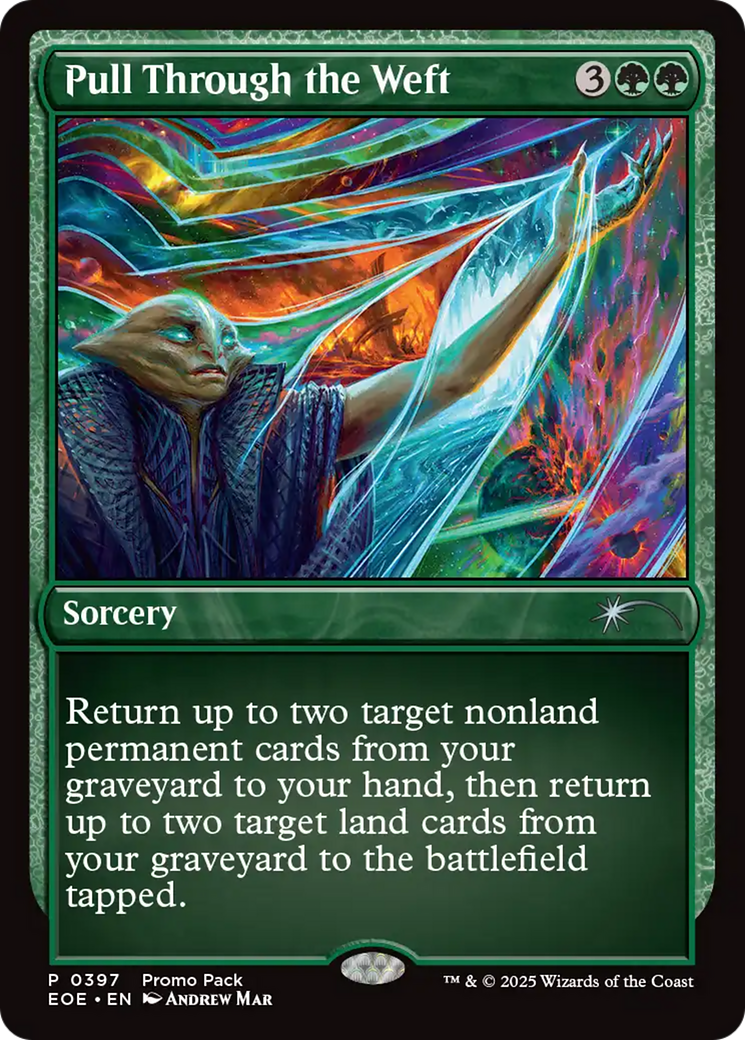 Pull Through the Weft [Edge of Eternities Promo Pack] | Eastridge Sports Cards & Games