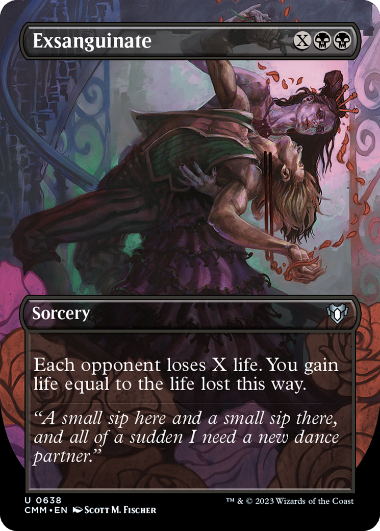 Exsanguinate (Borderless Alternate Art) [Commander Masters] | Eastridge Sports Cards & Games