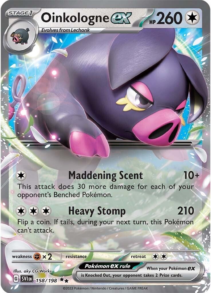 Oinkalogne ex (158/198) (Jumbo Card) [Scarlet & Violet: Base Set] | Eastridge Sports Cards & Games