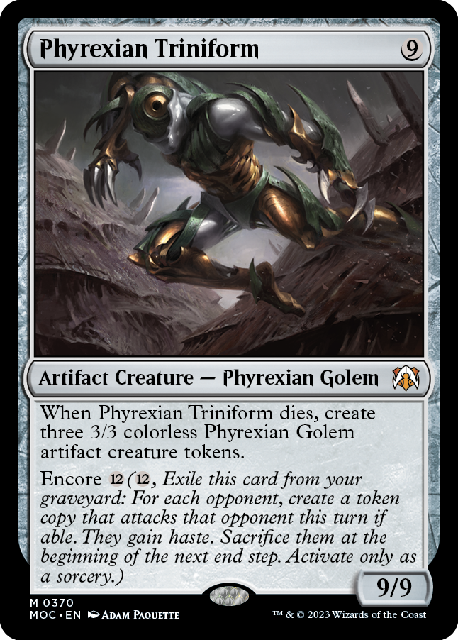 Phyrexian Triniform [March of the Machine Commander] | Eastridge Sports Cards & Games