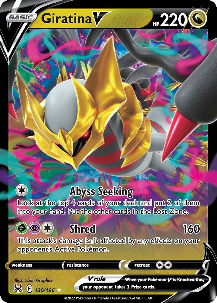 Giratina V (130/196) [Sword & Shield: Lost Origin] | Eastridge Sports Cards & Games