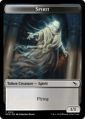 Thopter (0020) // Spirit Double-Sided Token [Murders at Karlov Manor Tokens] | Eastridge Sports Cards & Games