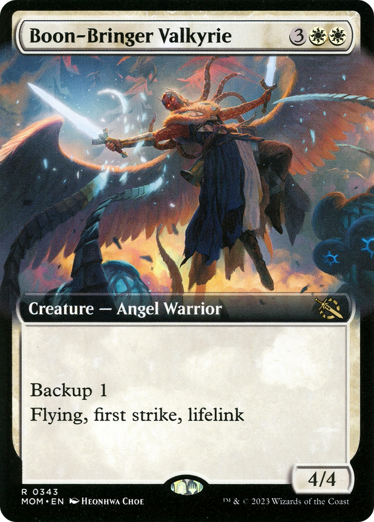 Boon-Bringer Valkyrie (Extended Art) [March of the Machine] | Eastridge Sports Cards & Games