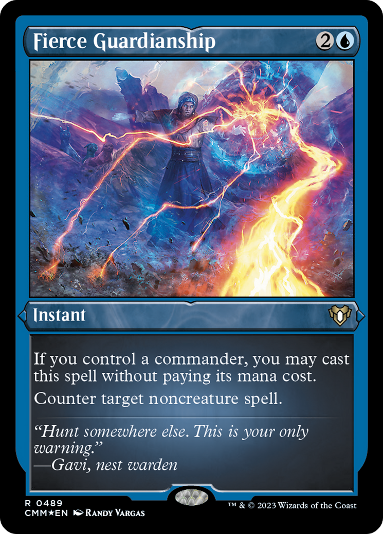 Fierce Guardianship (Foil Etched) [Commander Masters] | Eastridge Sports Cards & Games