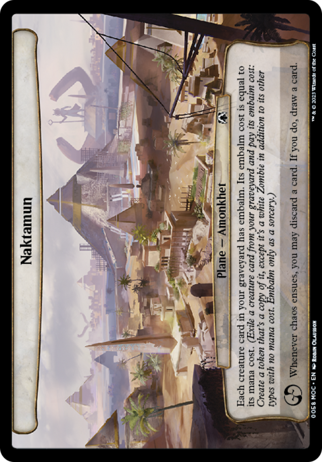 Naktamun [March of the Machine Commander] | Eastridge Sports Cards & Games
