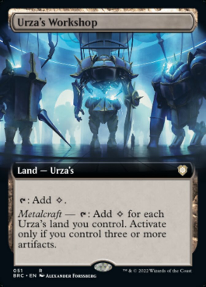 Urza's Workshop (Extended Art) [The Brothers' War Commander] | Eastridge Sports Cards & Games