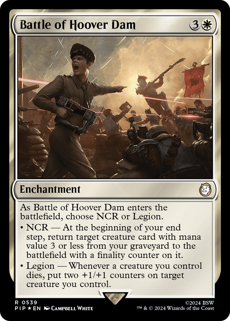 Battle of Hoover Dam (Surge Foil) [Fallout] | Eastridge Sports Cards & Games