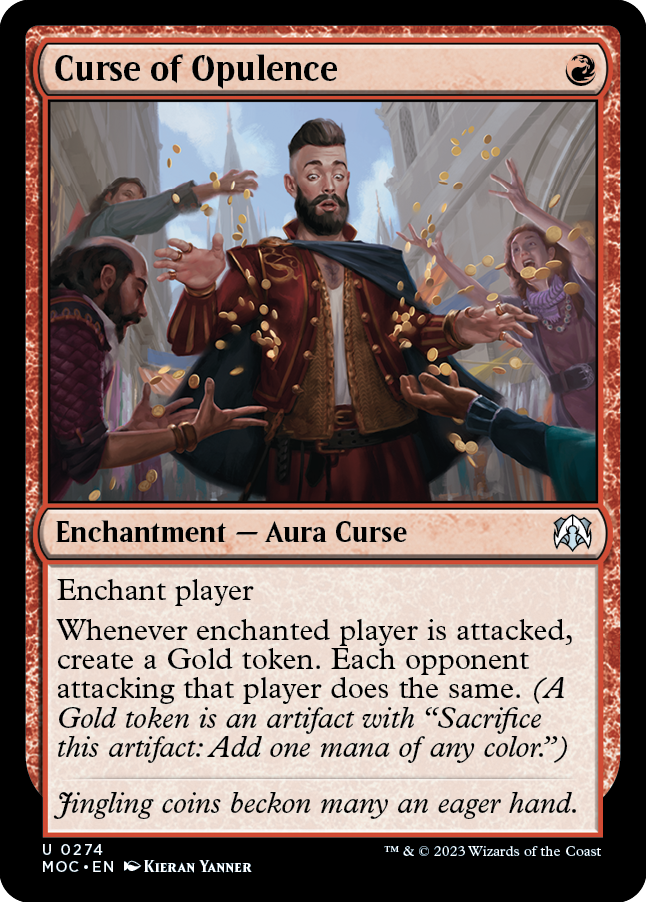 Curse of Opulence [March of the Machine Commander] | Eastridge Sports Cards & Games