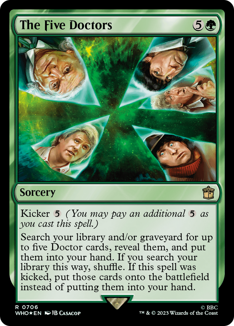 The Five Doctors (Surge Foil) [Doctor Who] | Eastridge Sports Cards & Games
