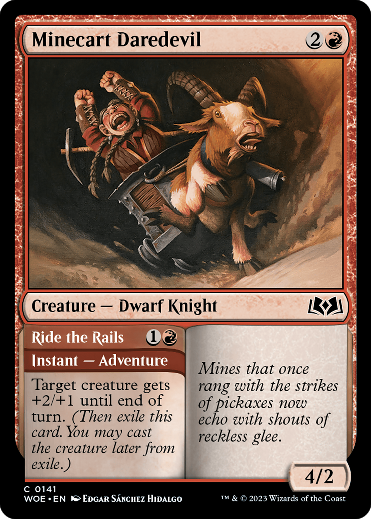 Minecart Daredevil // Ride the Rails [Wilds of Eldraine] | Eastridge Sports Cards & Games