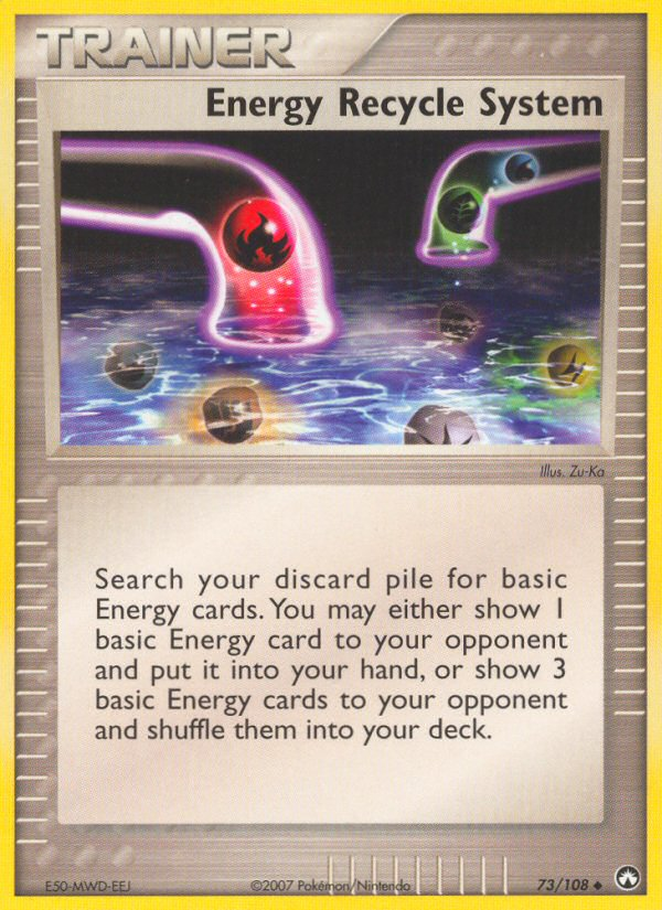 Energy Recycle System (73/108) [EX: Power Keepers] | Eastridge Sports Cards & Games