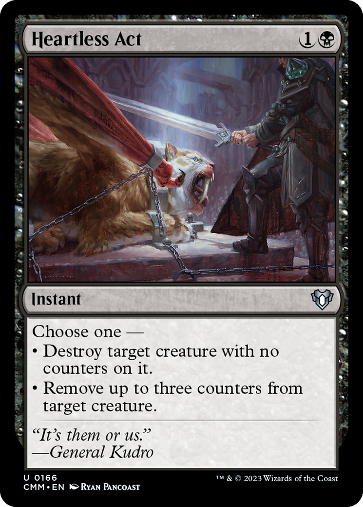 Heartless Act [Commander Masters] | Eastridge Sports Cards & Games