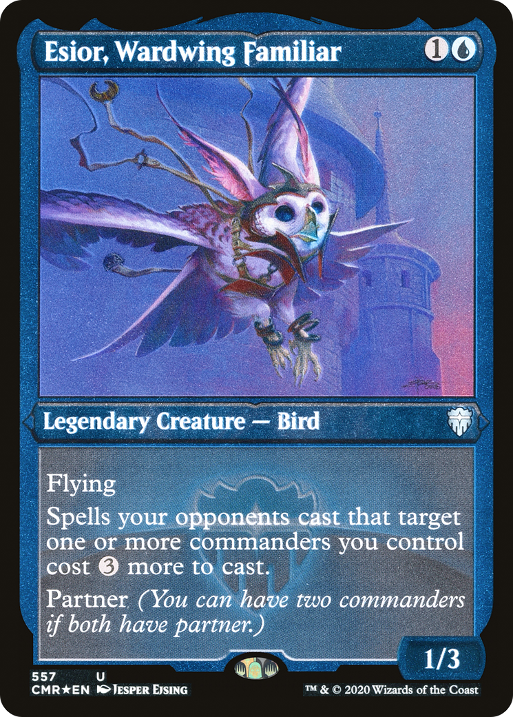 Esior, Wardwing Familiar (Foil Etched) (CMR-557) - Commander Legends Foil