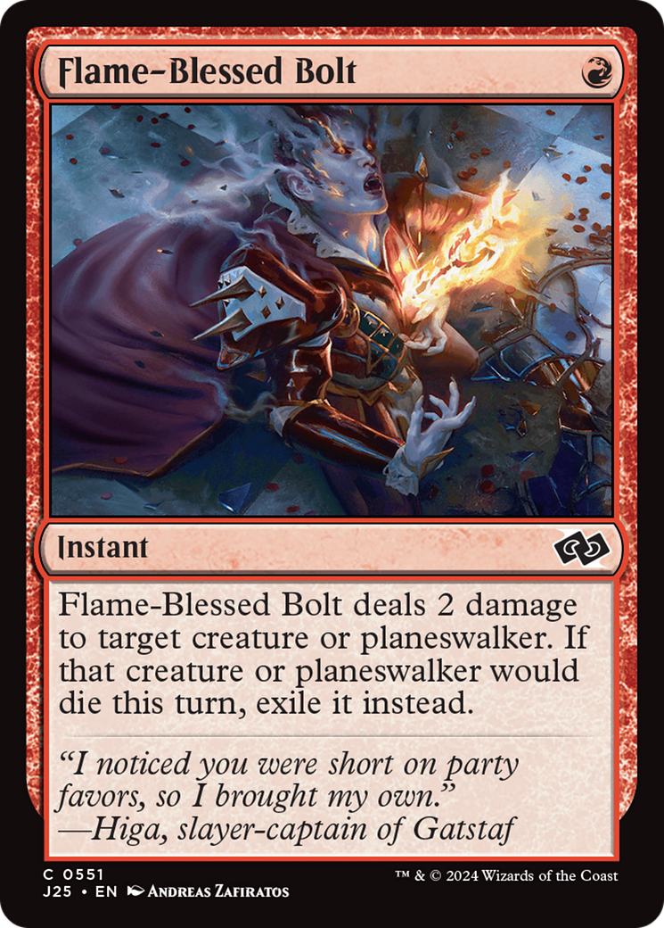 Flame-Blessed Bolt [Foundations Jumpstart] | Eastridge Sports Cards & Games