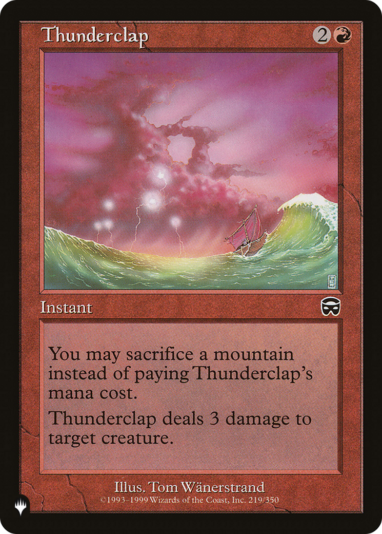 Thunderclap [The List Reprints] | Eastridge Sports Cards & Games