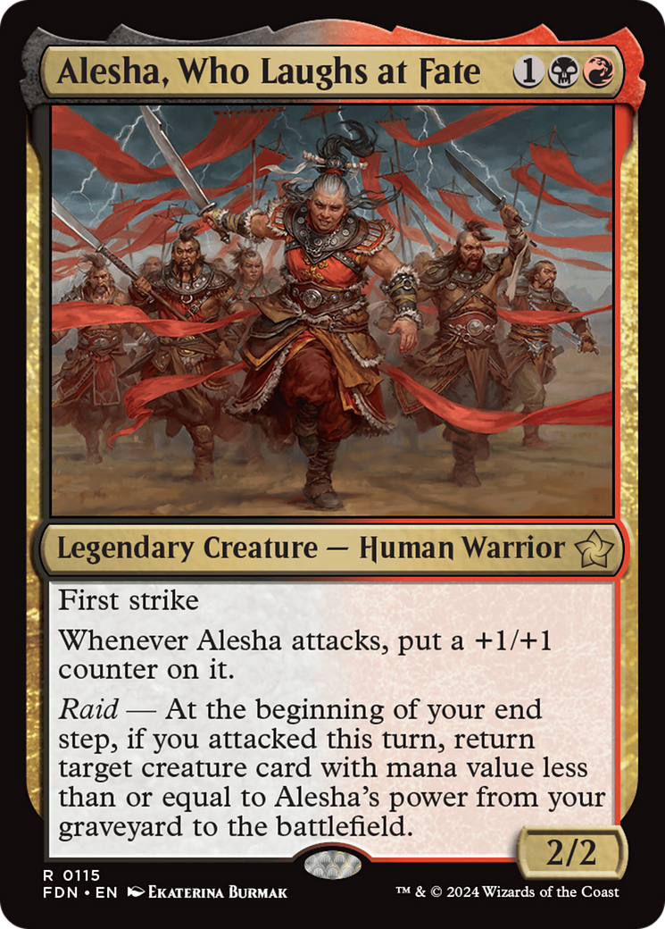 Alesha, Who Laughs at Fate [Foundations] | Eastridge Sports Cards & Games