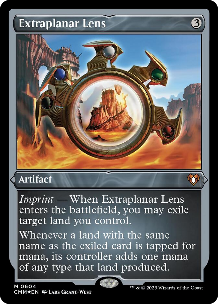 Extraplanar Lens (Foil Etched) [Commander Masters] | Eastridge Sports Cards & Games