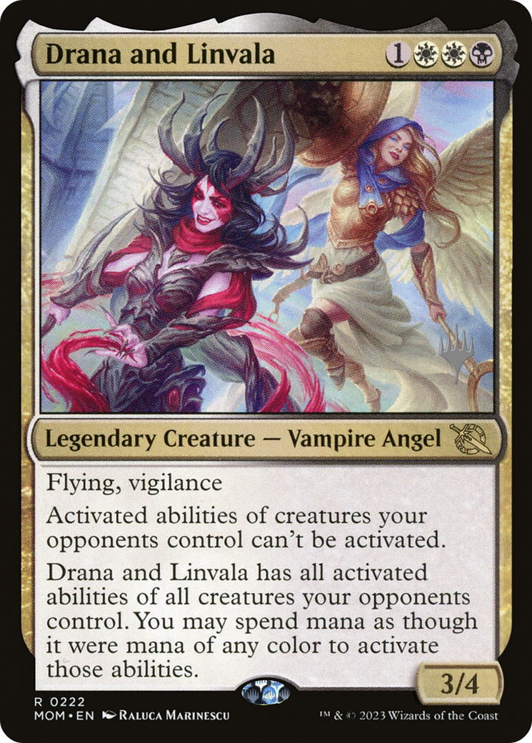 Drana and Linvala (Promo Pack) [March of the Machine Promos] | Eastridge Sports Cards & Games