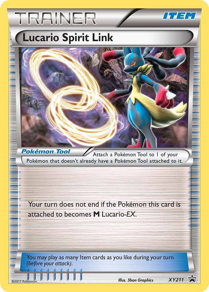 Lucario Spirit Link (XY211) [XY: Black Star Promos] | Eastridge Sports Cards & Games