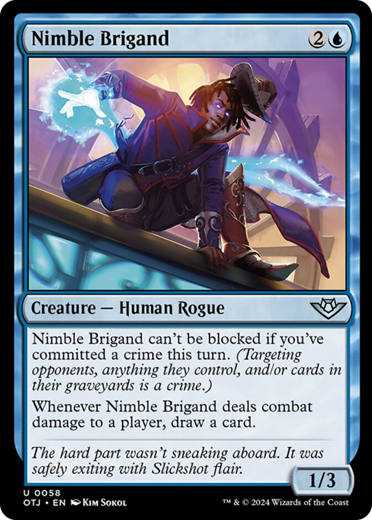 Nimble Brigand [Outlaws of Thunder Junction] | Eastridge Sports Cards & Games