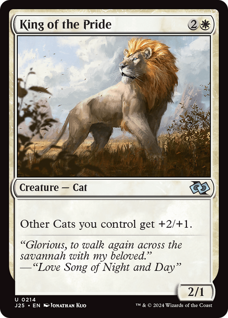 King of the Pride [Foundations Jumpstart] | Eastridge Sports Cards & Games