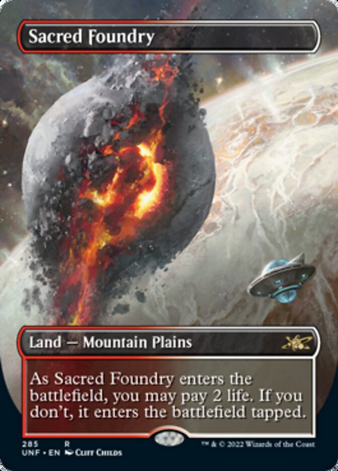 Sacred Foundry (Borderless) [Unfinity] | Eastridge Sports Cards & Games