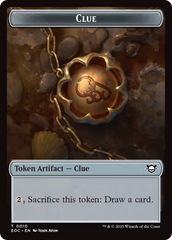 Copy // Clue Double-Sided Token [Edge of Eternities Commander Tokens] | Eastridge Sports Cards & Games