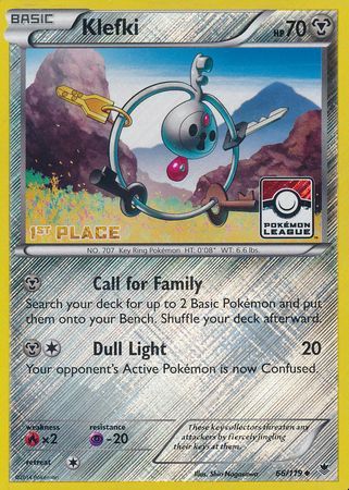 Klefki (66/119) (League Promo 1st Place) [XY: Phantom Forces] | Eastridge Sports Cards & Games