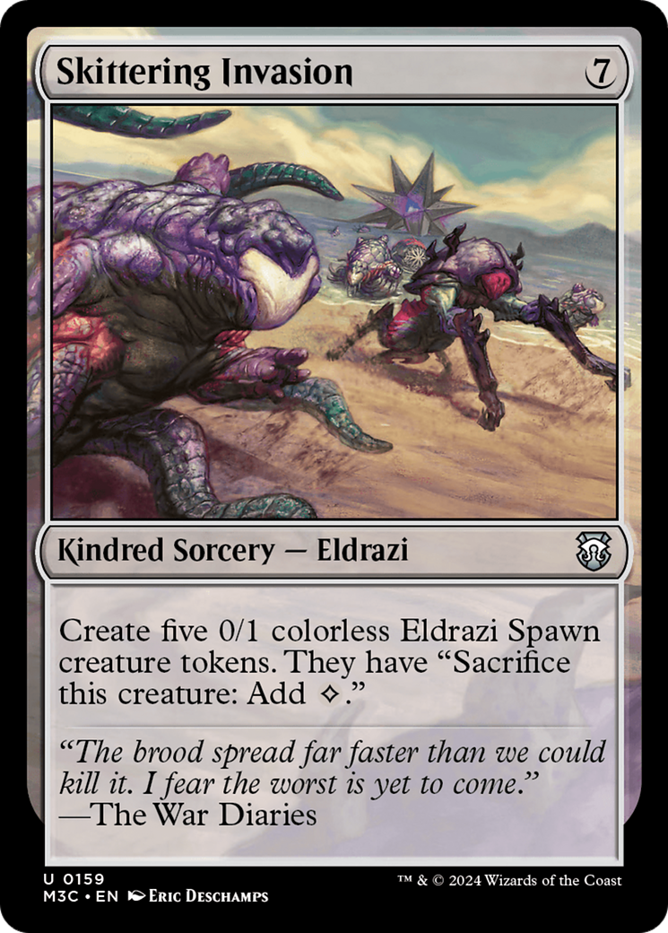 Skittering Invasion (Ripple Foil) [Modern Horizons 3 Commander] | Eastridge Sports Cards & Games