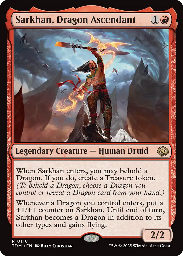 Sarkhan, Dragon Ascendant (118) [Tarkir: Dragonstorm] | Eastridge Sports Cards & Games