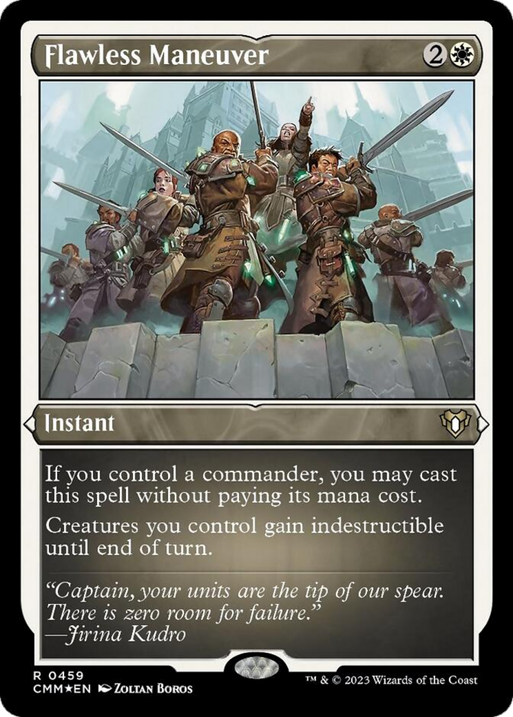 Flawless Maneuver (Foil Etched) [Commander Masters] | Eastridge Sports Cards & Games