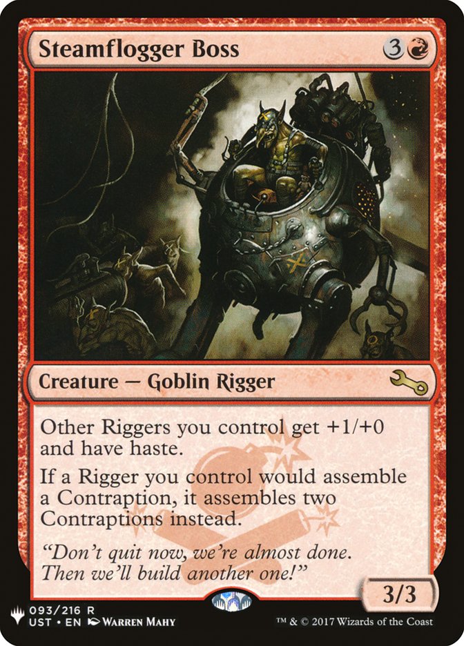 Steamflogger Boss [The List] | Eastridge Sports Cards & Games