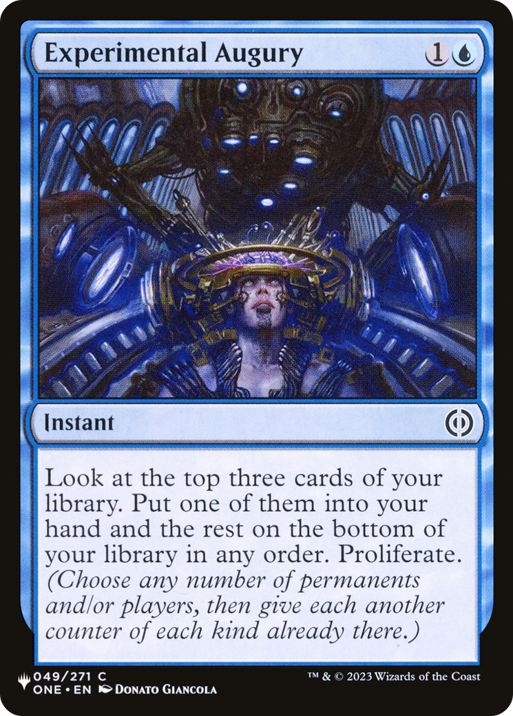 Experimental Augury [The List] | Eastridge Sports Cards & Games
