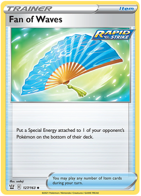 Fan of Waves (127/163) [Sword & Shield: Battle Styles] | Eastridge Sports Cards & Games