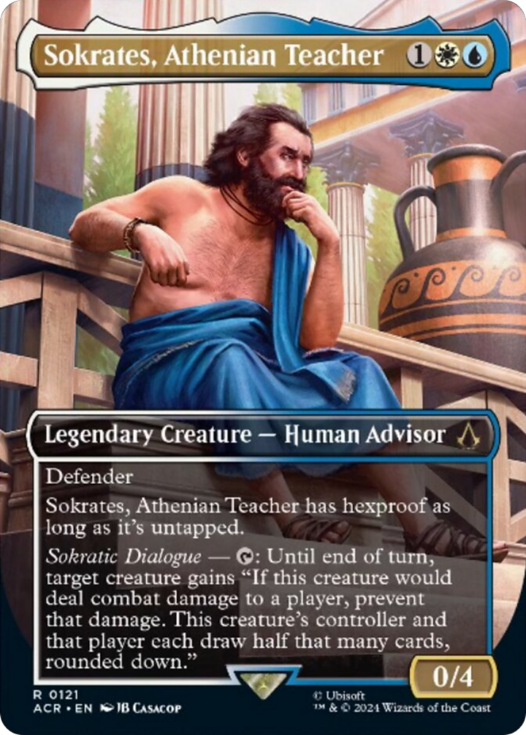 Sokrates, Athenian Teacher (Borderless) [Assassin's Creed] | Eastridge Sports Cards & Games