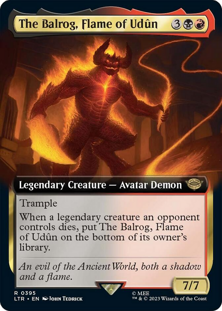 The Balrog, Flame of Udun (Extended Art) [The Lord of the Rings: Tales of Middle-Earth] | Eastridge Sports Cards & Games